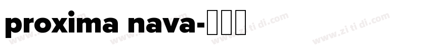 proxima nava字体转换